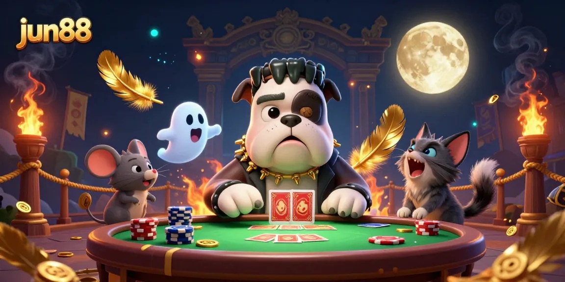 Experience thrilling gameplay at jun88 with unique characters in a vibrant casino atmosphere.