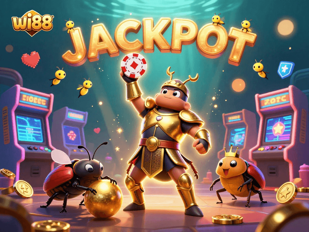 Experience winning moments with wi88’s dynamic casino scene featuring vibrant characters and exciting games.