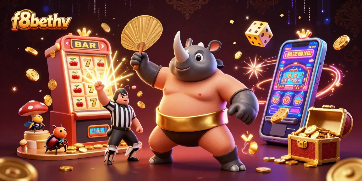Experience casino excitement with f8bethv's dynamic gaming elements and characters.