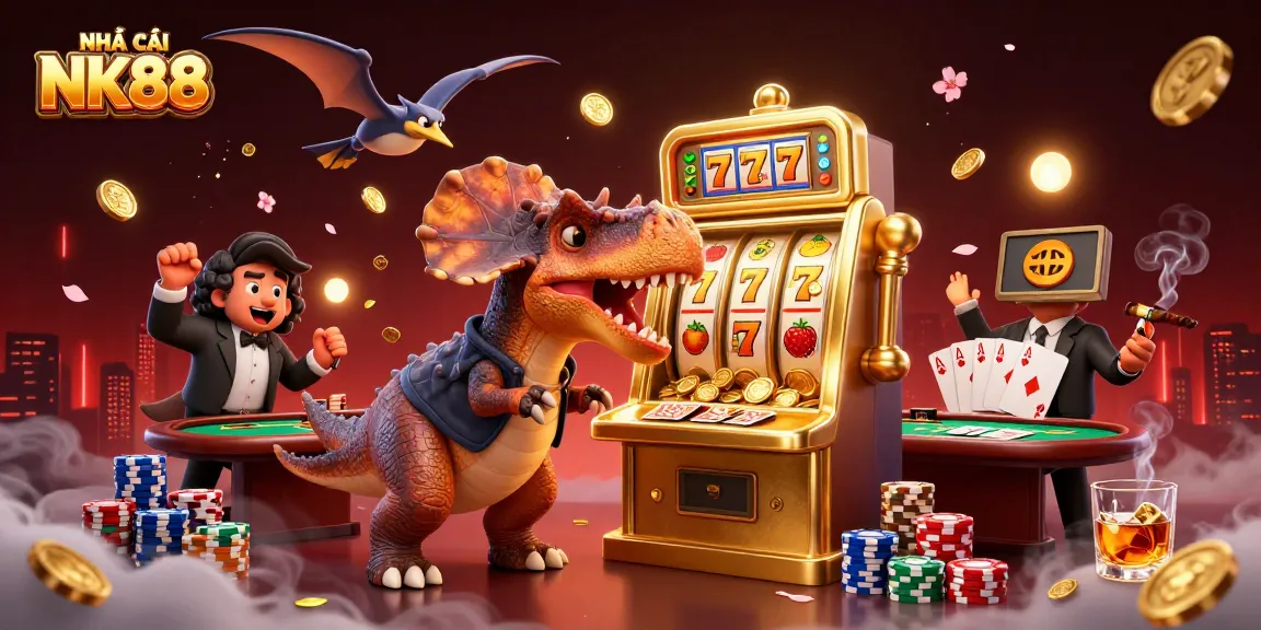 Experience the thrill at NHÀ CÁI NK88 with dynamic slot machines and vibrant casino action.