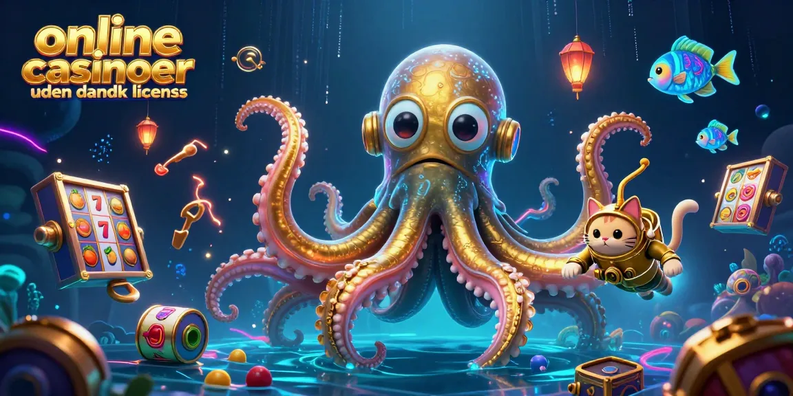 Engage with online casinoer uden dansk licens through a captivating 3D illustration of games and fun.