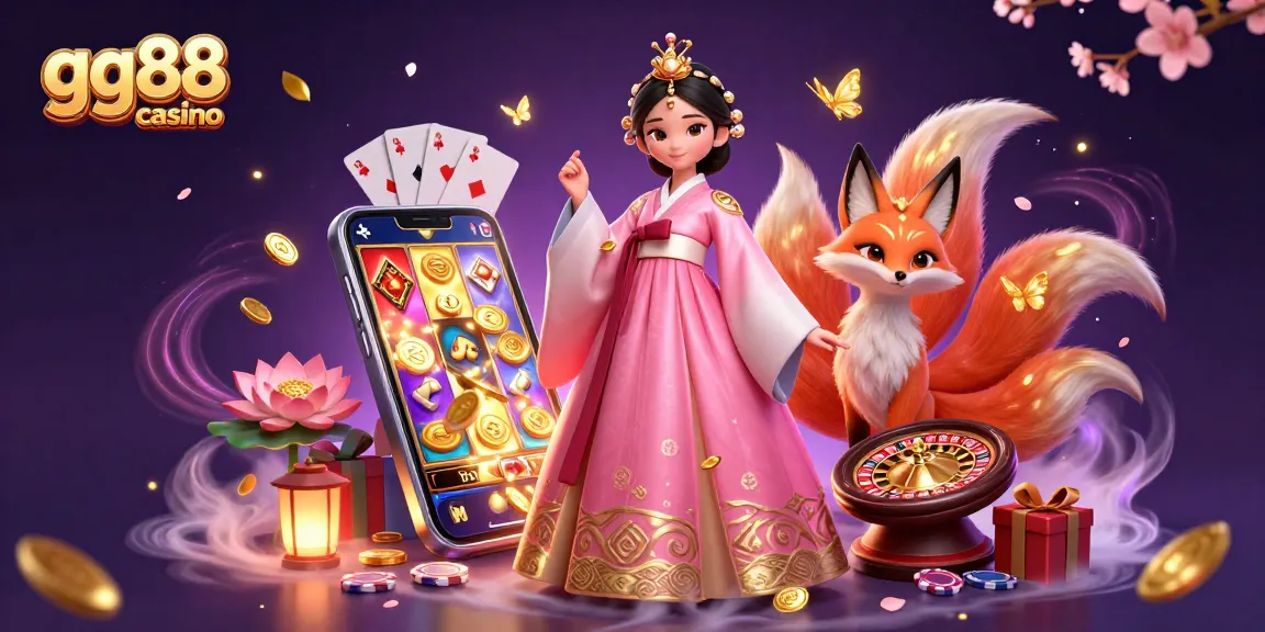 Engaging illustration of gg88 casino showcasing elegant characters amidst vibrant gaming elements and a festive atmosphere.