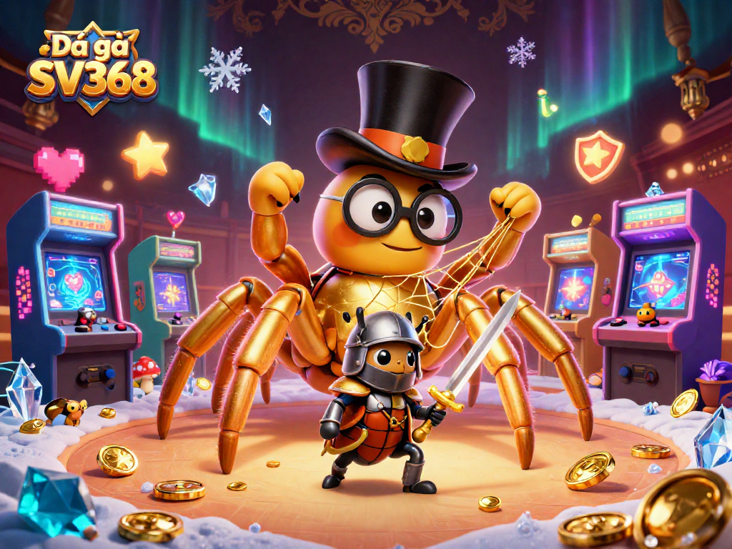 Engage in thrilling Đá gà SV368 cockfighting excitement with colorful game elements and charismatic characters.
