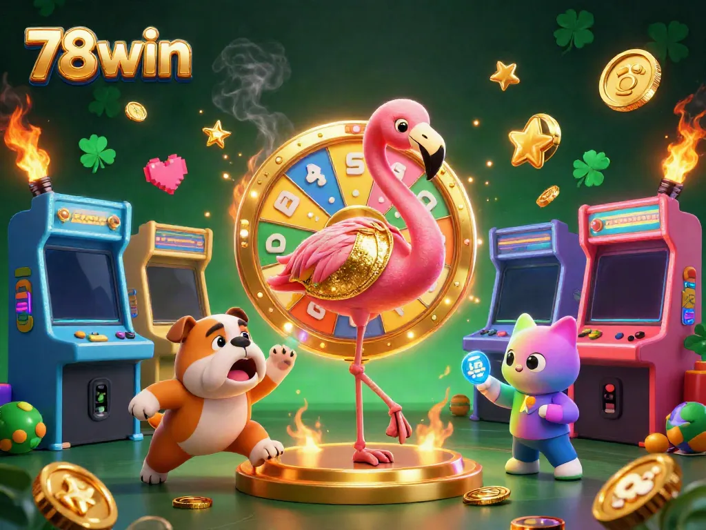 Play exciting games at 78win, featuring thrilling characters and a vibrant casino atmosphere.