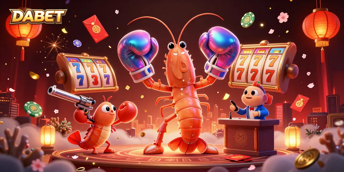DABET engages players with vibrant casino action featuring colorful slots and dynamic characters.