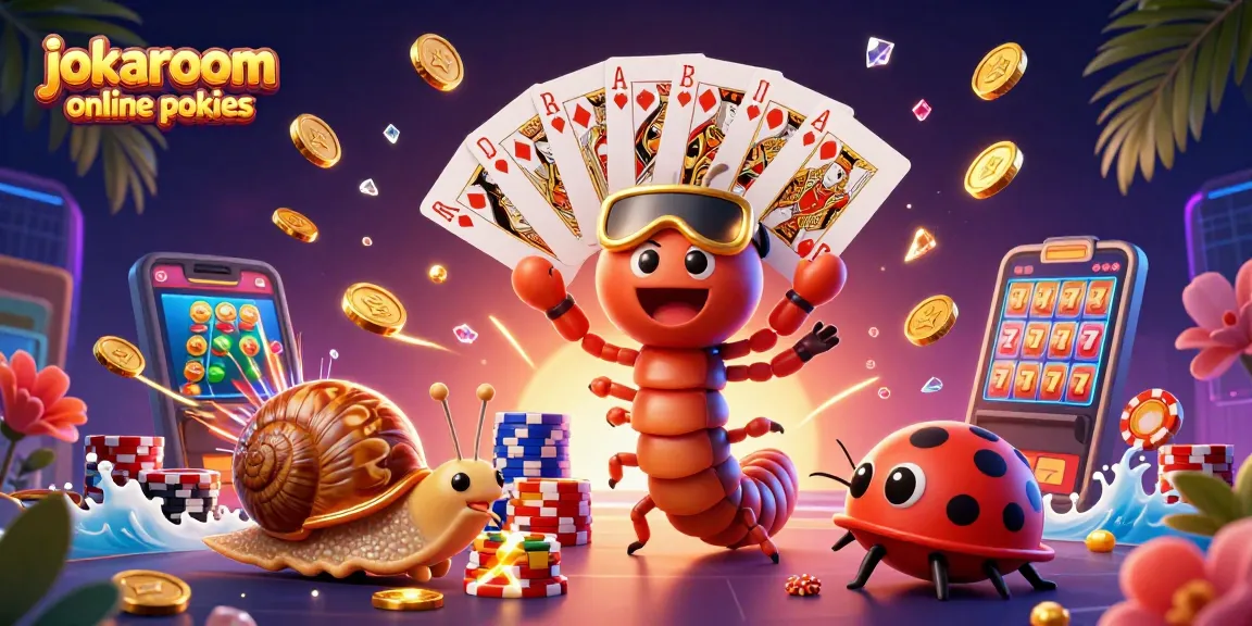 Experience authentic fun with jokaroom online pokies featuring an exciting casino scene.