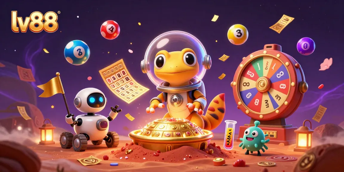 Experience exciting gameplay at lv88 with a dynamic scene of aliens celebrating in a casino.