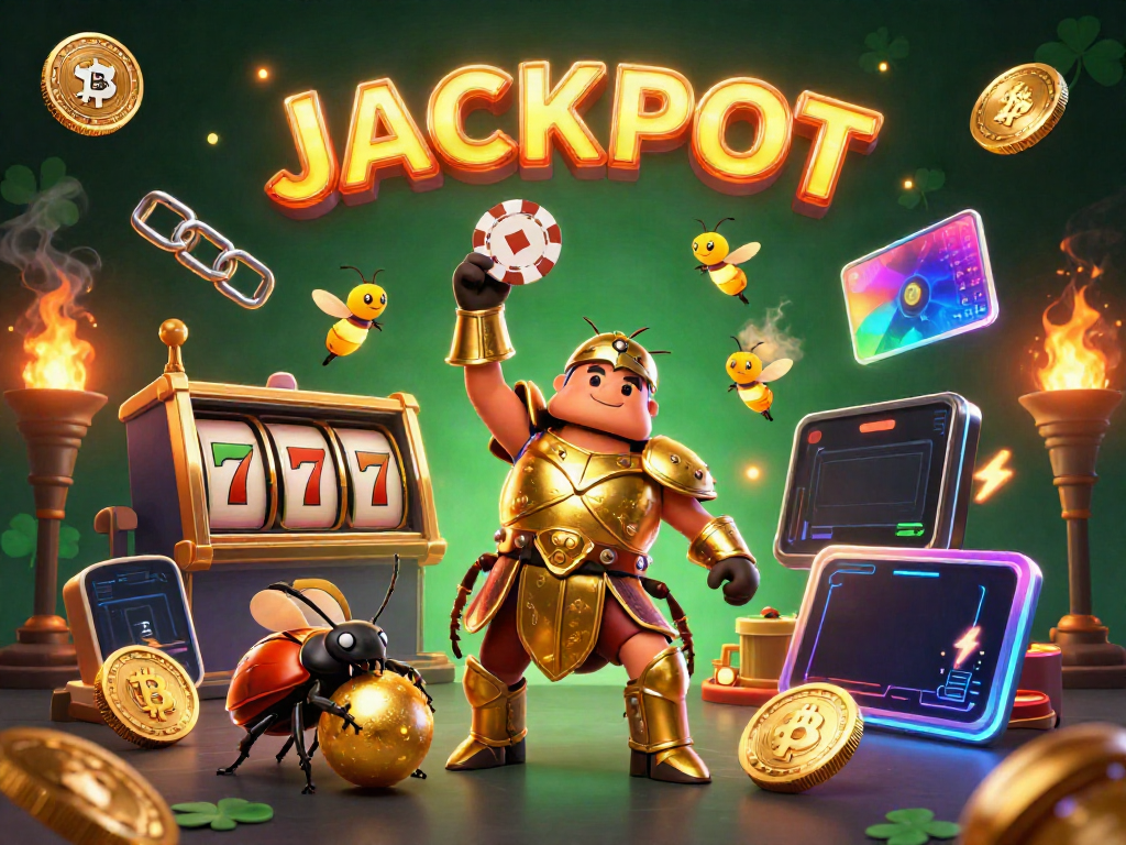 Experience a thrilling jackpot moment with safew's engaging casino scene featuring unique characters and immersive game elements.