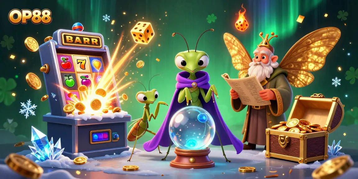 Experience OP88's thrilling jackpot games with vibrant characters and dynamic visuals.