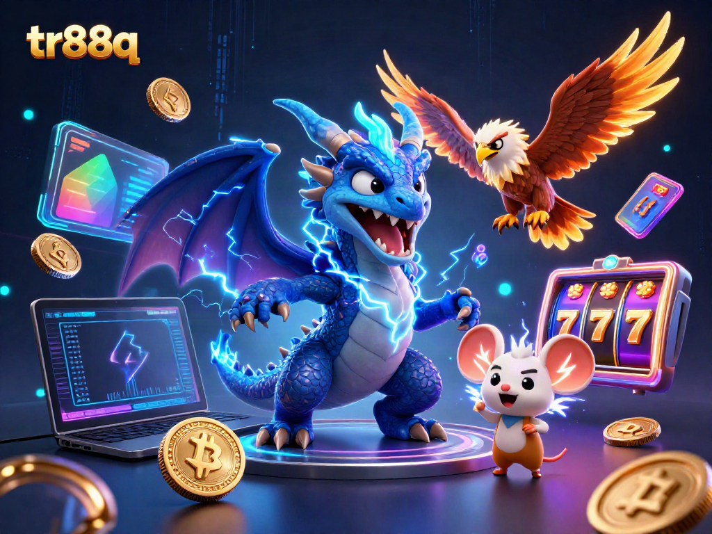 Engage in thrilling gambling experiences with the dynamic tr88q scene featuring powerful gaming elements and characters.
