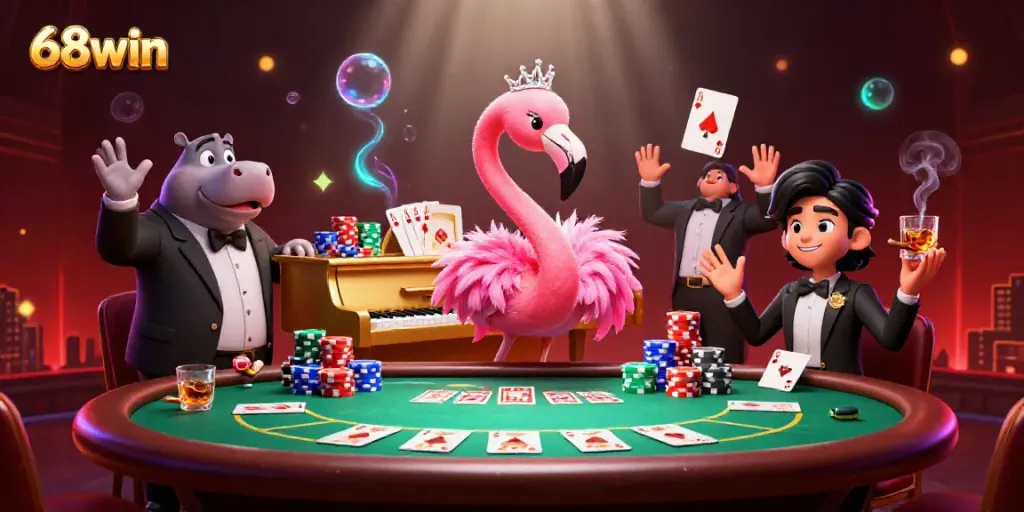 Experience excitement with 68win as you enjoy vibrant casino adventures featuring colorful characters