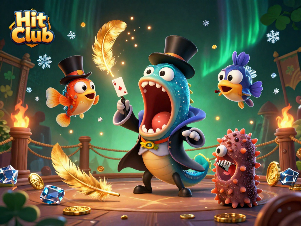 Hit Club fosters a vibrant gambling atmosphere with extraordinary magical deep-sea characters.