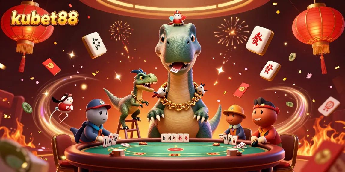Experience thrilling gameplay at kubet88 with a vibrant casino scene featuring dynamic characters and festive elements.