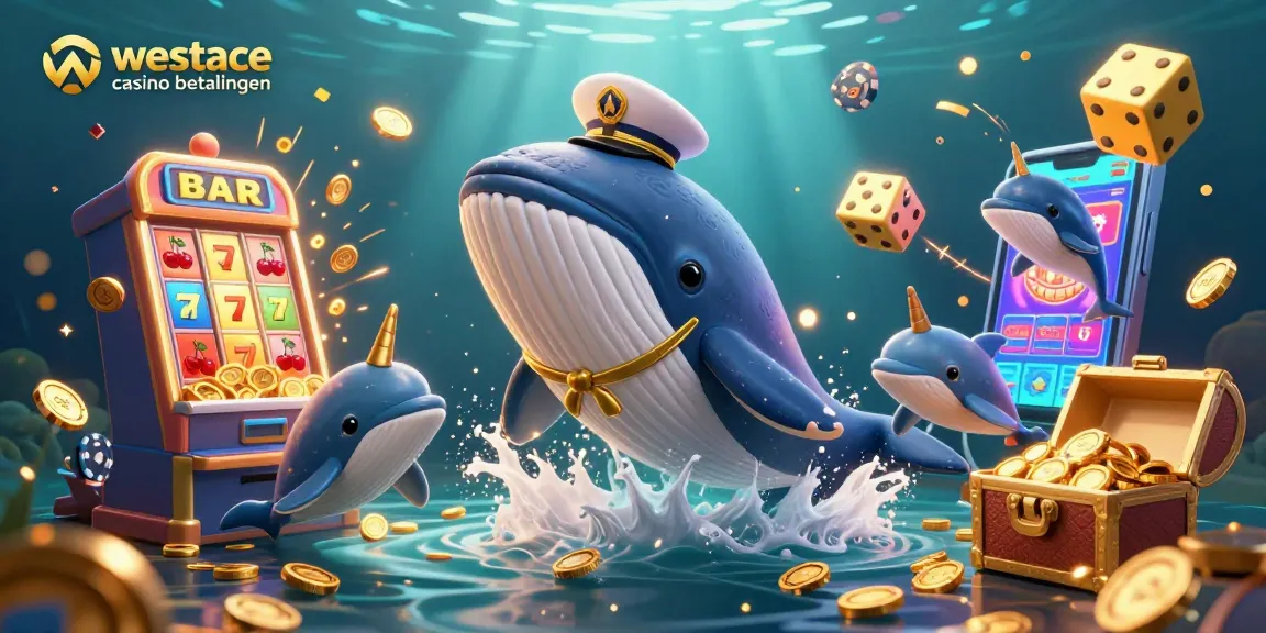 Beleef de snelle westace casino betalingen met fiat en crypto, omringd door kleurrijke casinodetails.