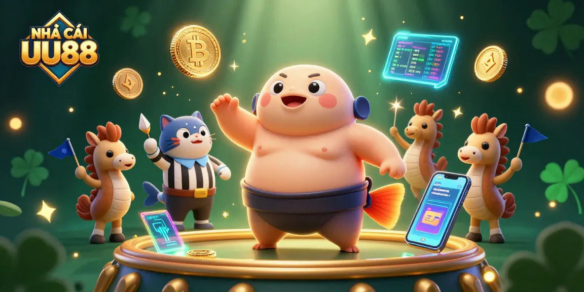 Engage with NHÀ CÁI UU88 and experience vibrant casino thrills in a dynamic underwater scene with rich elements.