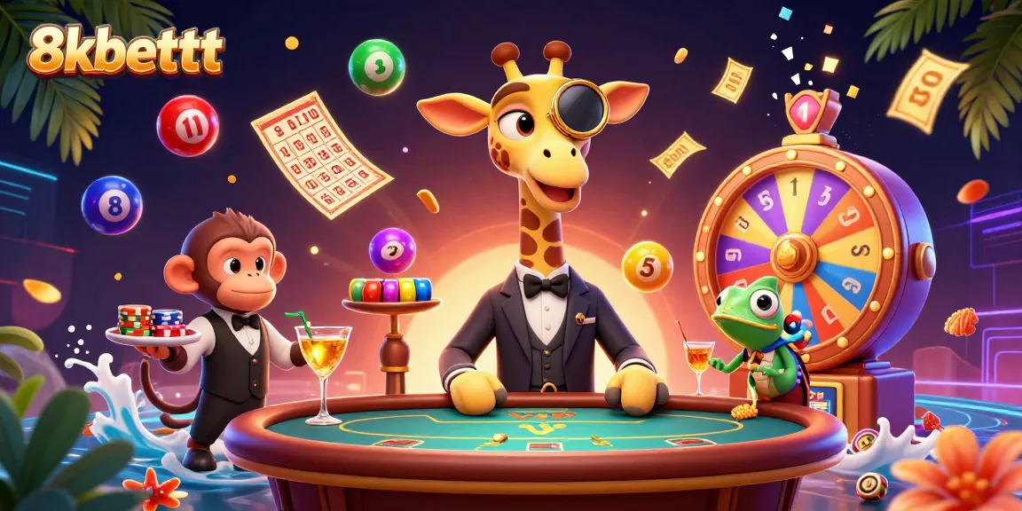 Experience exhilarating gameplay with 8xbetttt through a vibrant casino scene featuring colorful elements.