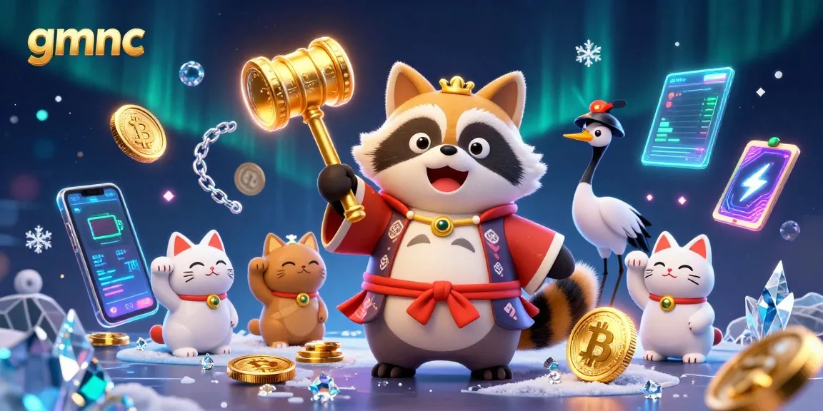 Spin the fortune with gmnc's crypto-themed casino characters in action!