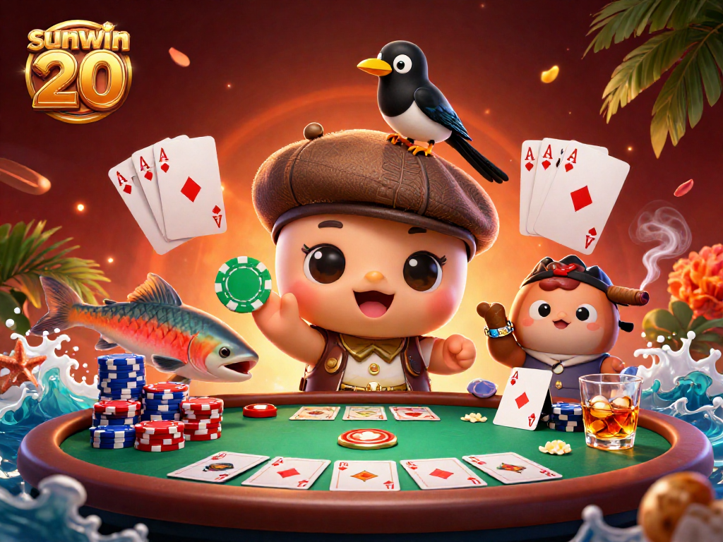 Engage in thrilling gaming at sunwin 20 while enjoying vibrant 3D characters and casino atmosphere.