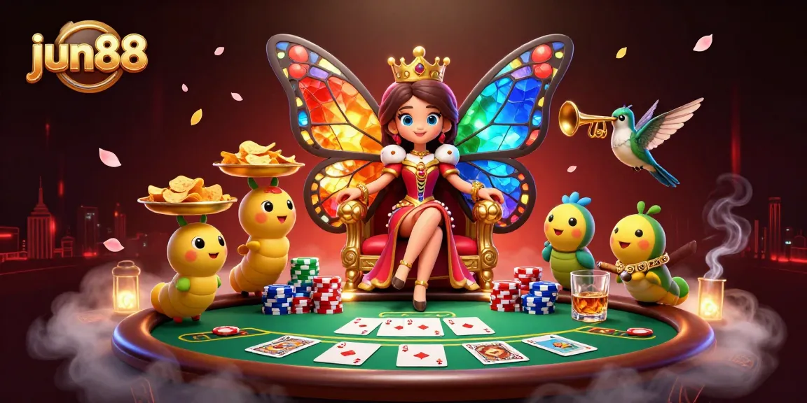 Experience the magic of jun88 as you play poker with stunning graphics and vibrant colors.