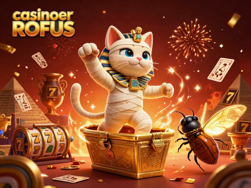 Play exciting games at casinoer uden ROFUS featuring thrilling characters and vibrant casino elements.