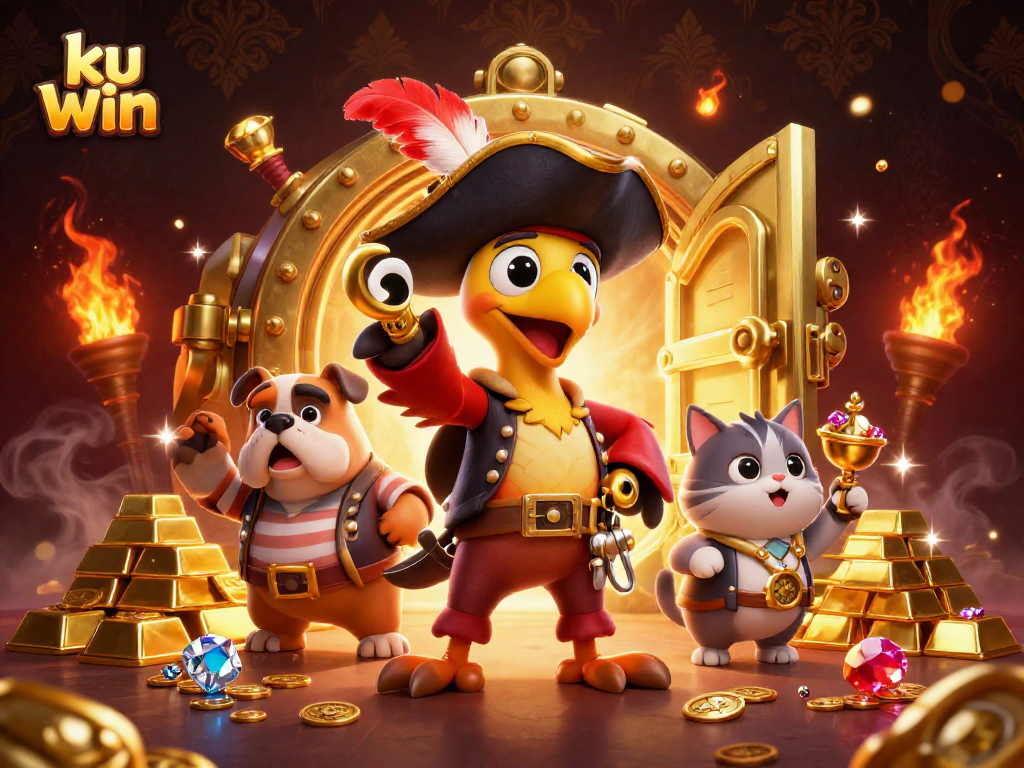 Engage with ku win at the vibrant casino as a pirate captain and crew discover treasures.