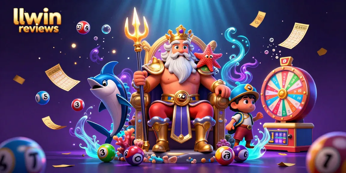 Engage in exciting llwin reviews of vibrant casino games and joyful lottery scenes with dynamic characters.
