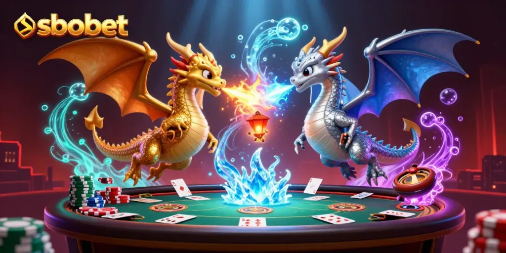 Taruhan sbobet dengan permainan poker dan suasana kasino yang menggembirakan.