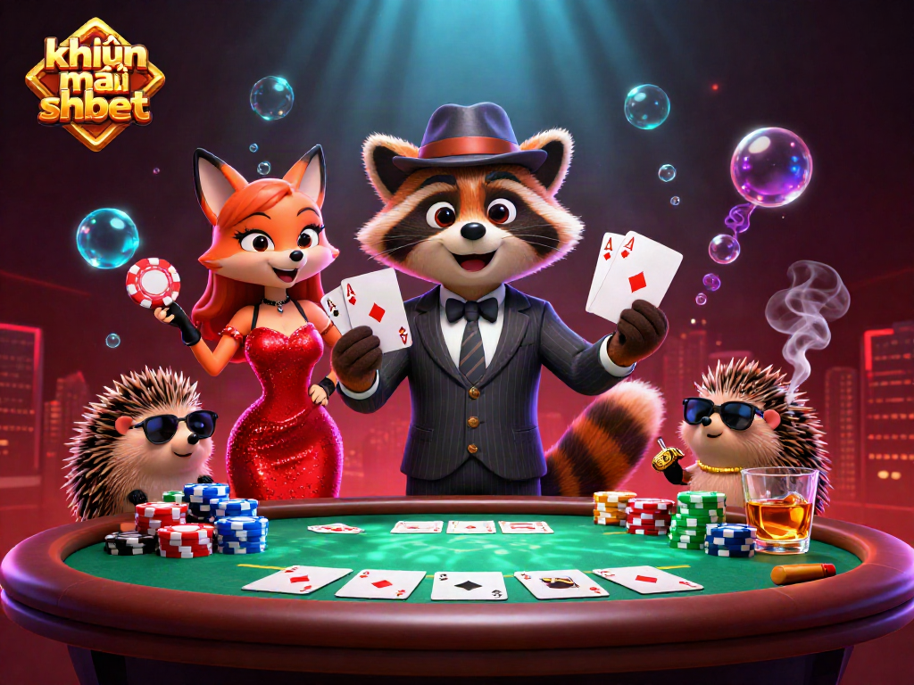 Engage with khuyến mãi shbet offers at a vibrant casino scene featuring dynamic poker action.
