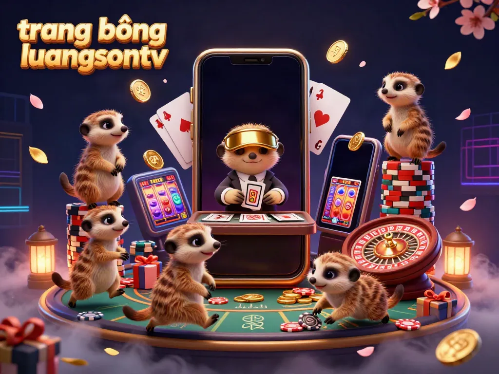 Experience seamless action on trang bóng luongsontv with lively meerkats orchestrating a vibrant casino.