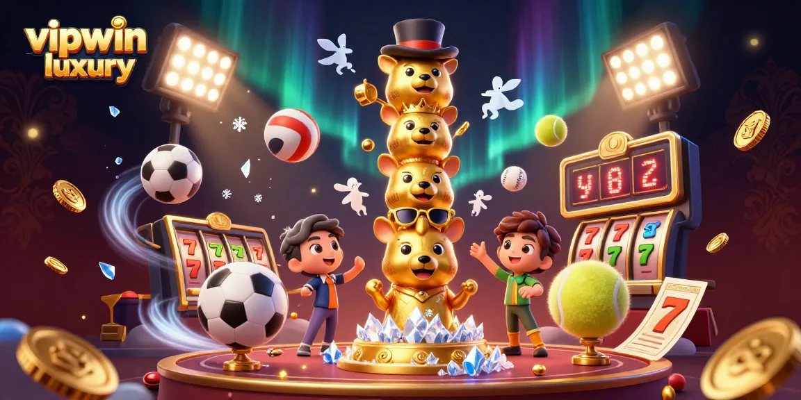 Engage in thrilling casino gameplay at vipwin luxury with dynamic 3D gaming visuals and festive elements.