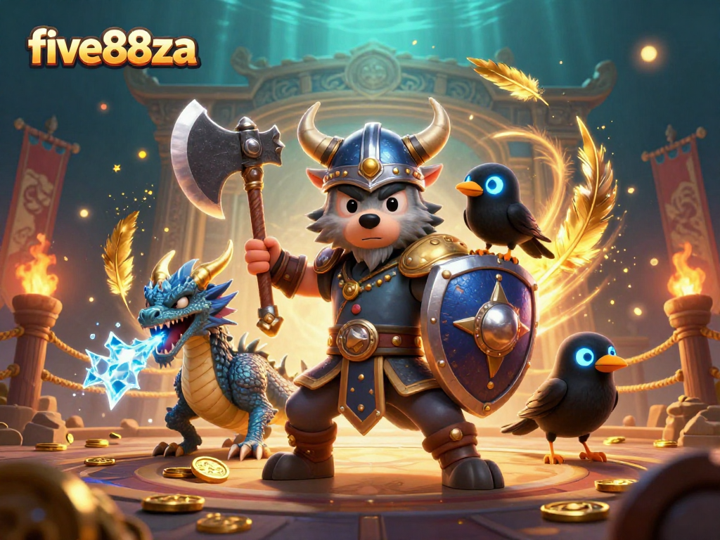 Engage in exciting betting arenas at five88za with Viking warriors, dragons, and golden treasures.
