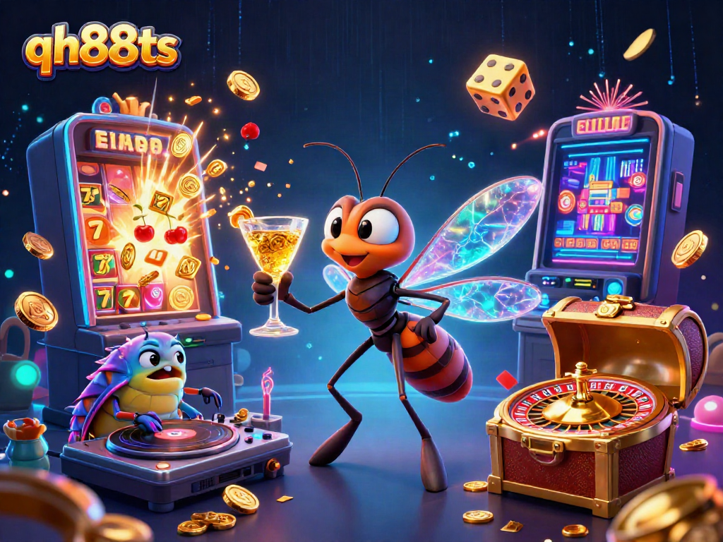Engage with qh88ts's vibrant casino experience featuring unique characters and dynamic game elements.