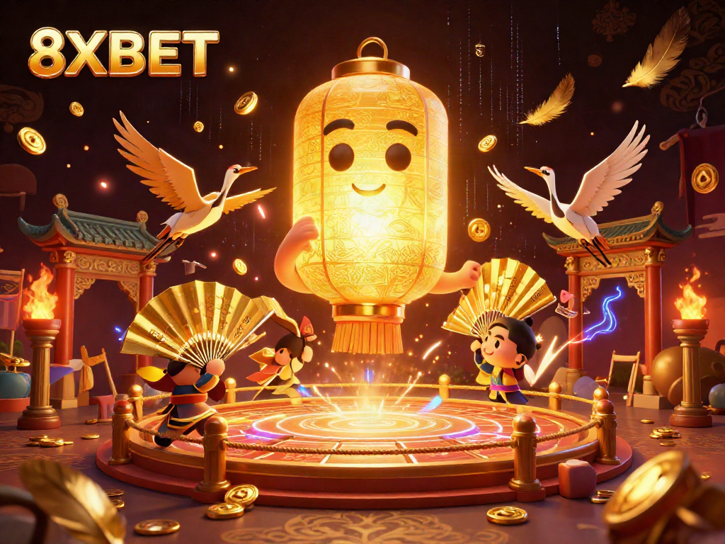 Engage with 8XBET and explore a vibrant online gaming experience at a mythical casino.